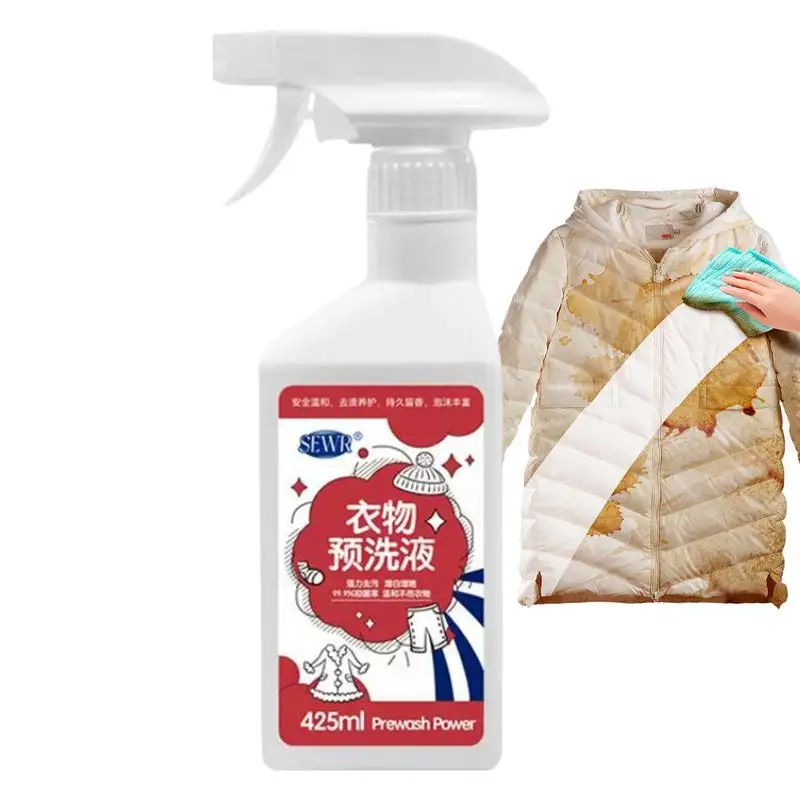 Laundry Spray Stain Removal 425ML Clothing Stain Remover Home Deep Cleaning Supplies For Dorm Apartment Hotel School Bed Sheet
