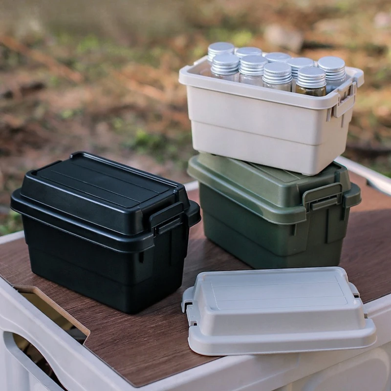 Outdoor Desktop Mini Storage Box Storage Box Seasoning Bottle Storage Box Camping Barbecue Tool Storage Box Sundries Box Outdoor Desktop Mini Storage Box Storage Box Seasoning Bottle Storage Box Camping Barbecue Tool Storage Box Sundries Box