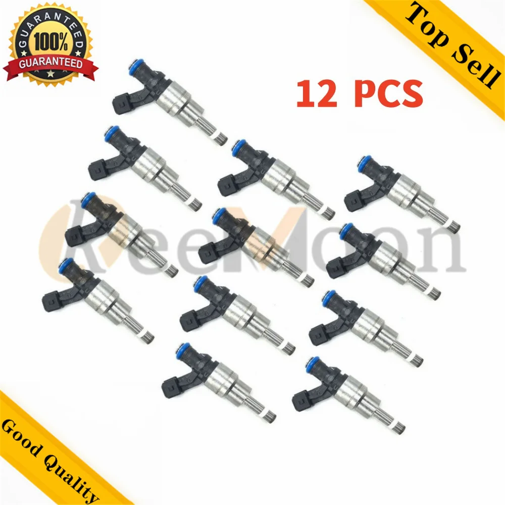 

12x FJ742 Renovation Fuel Injector 7512081 13647512081 0261500008 For BMW&Rolls-Royce 7(E65/E66) 760i / Phantom 6.0 6.75 V12