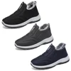 Warm Walking Shoes Lightweight Thermal Ankle Boots Non-slip Slip On Sneakers Winter Thick Fur Shoes for Travel Hiking 1