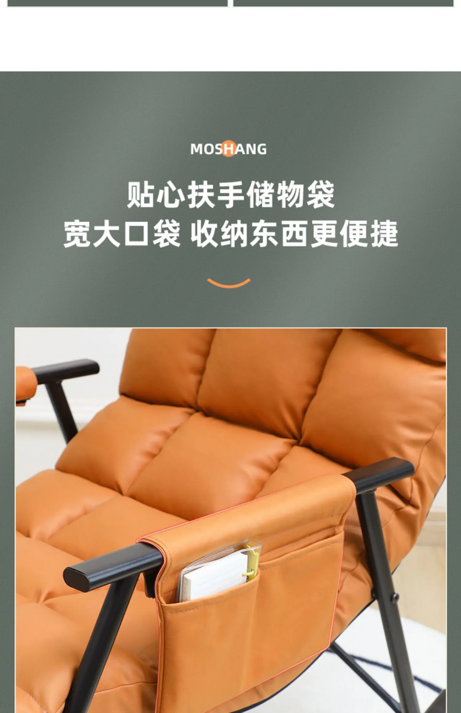 Chaise reclinable de ratán para salón, muebles de lujo para balcón, terraza  y salón, mecedora, relajación, QF50TY - AliExpress