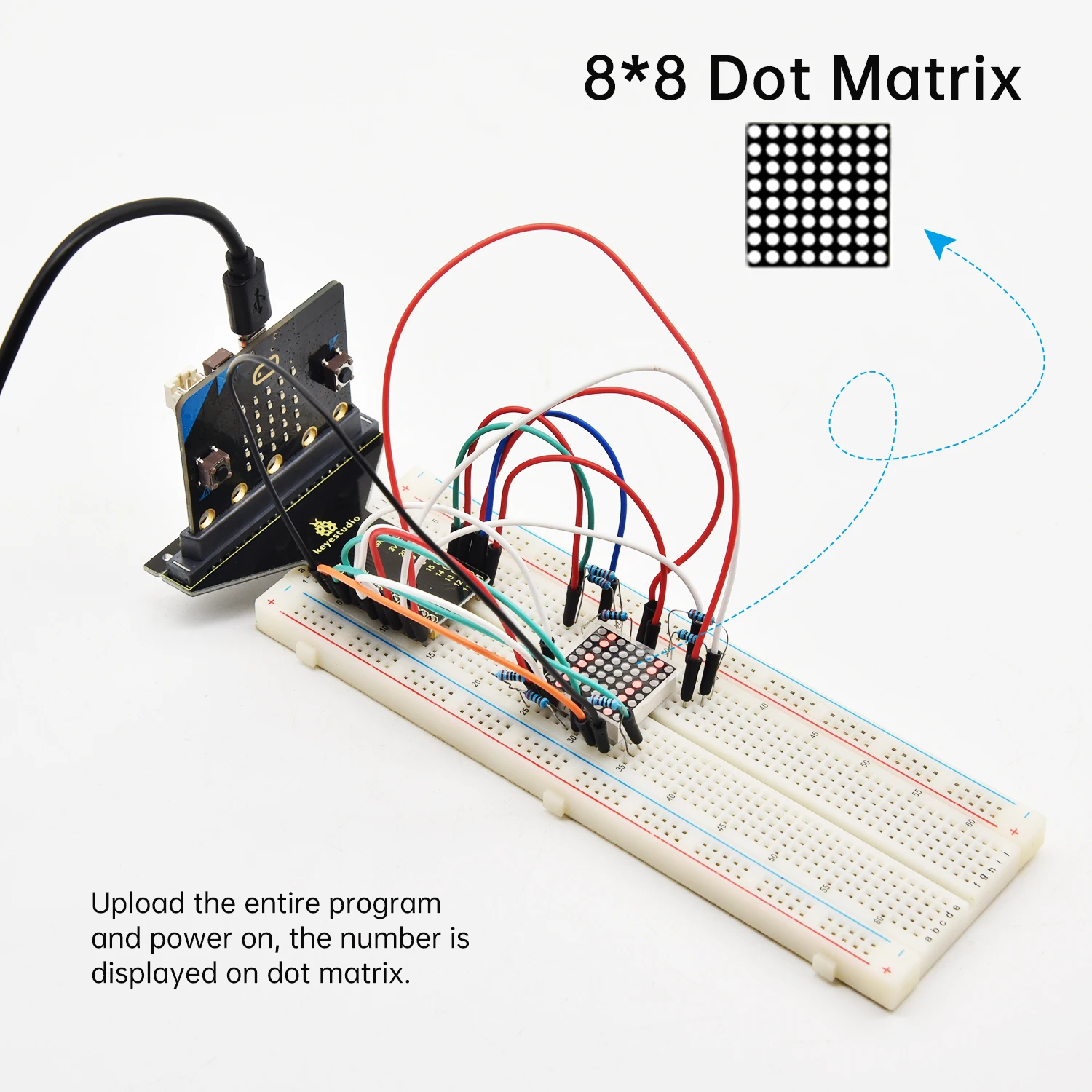 KEYESTUDIO Micro:bit V2.2 Sensor Starter Kit – 45 Projekte Mit Sensoren, Programmier-Set Für Kinder & Einsteiger
