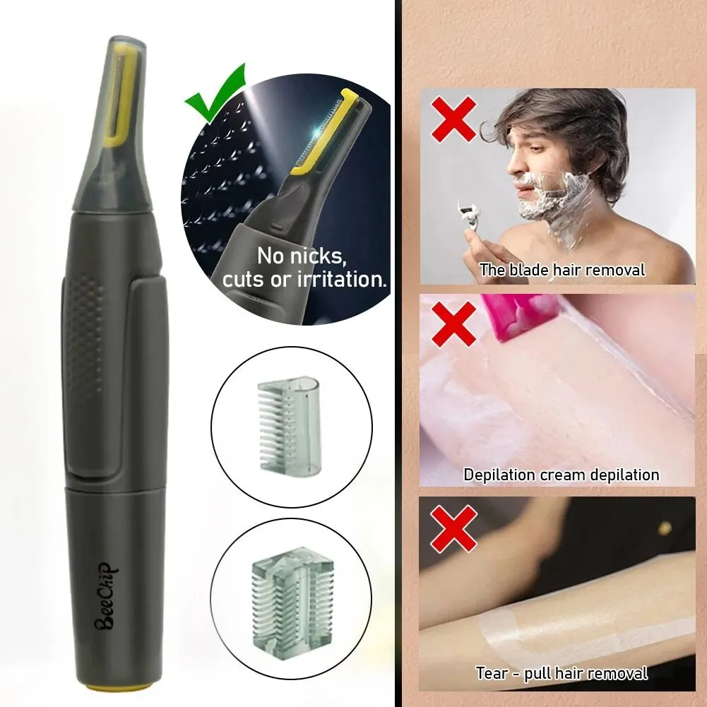 Mini electric shaver for trimming hair