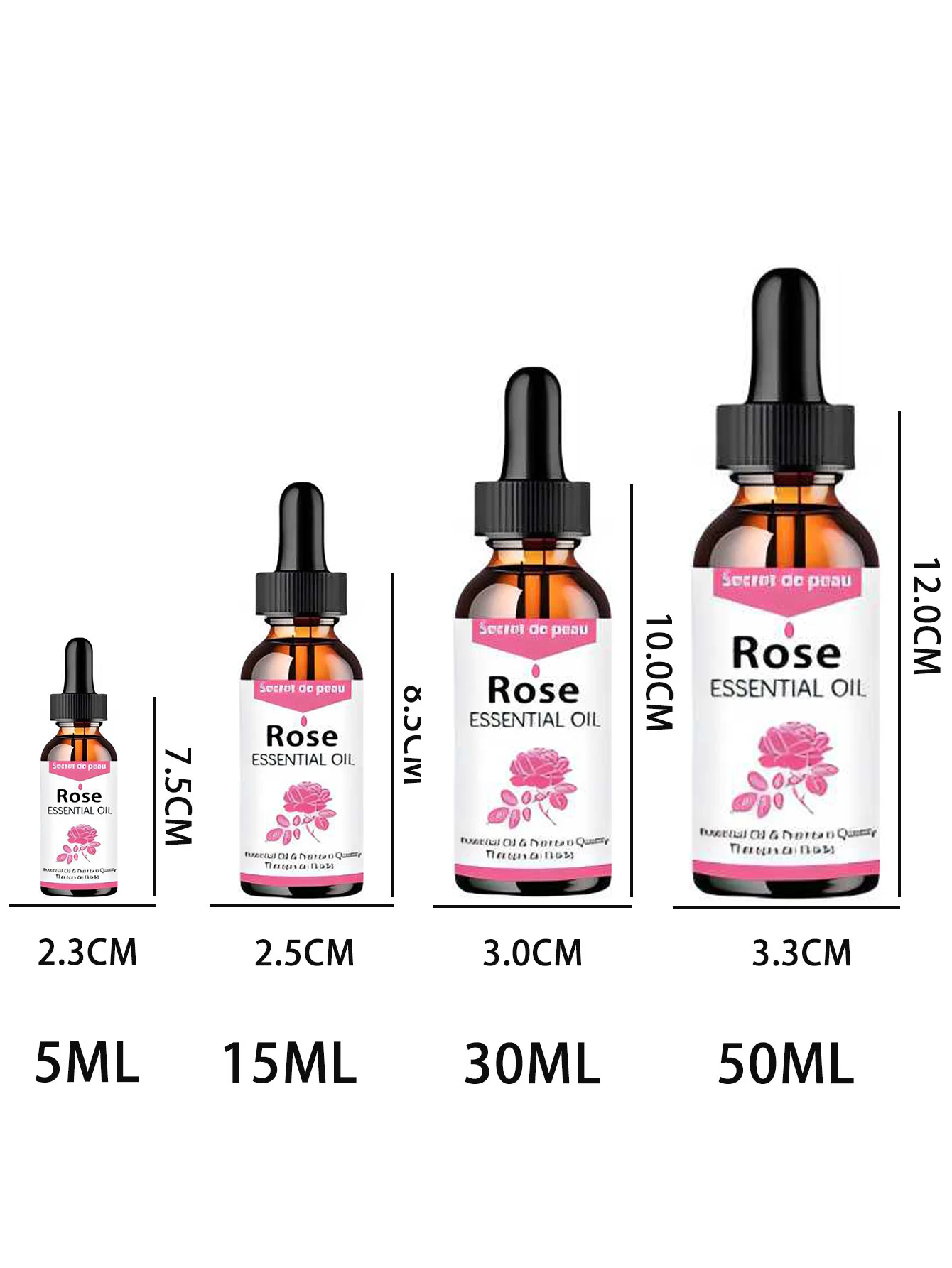 Rose essential oil, brightens skin tone, moisturizes and nourishes skin 5