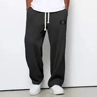 Nouveau pantalon décontracté en tissu gaufré rétro pour homme 2026 – Pantalon de survêtement uni tendance Harajuku – Nouvelle collection homme 4
