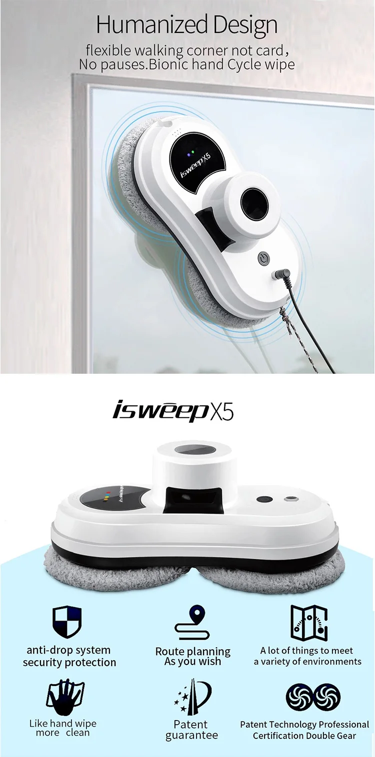 Description Picture 5 of itemCustomized Battery Window Cleaning Robot For Cleaning Windows