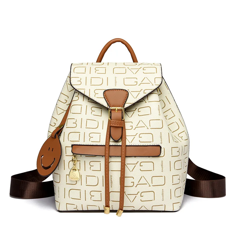 High Quality Cow Leather Women Backpack Fashion Luxury Ladies Travel knapsack Girls Shoulder School Bag Mochila