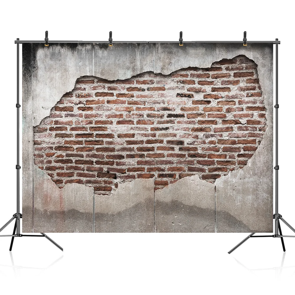 

Vintage Brick Wall Backdrop for Wedding Baby Shower Birthday Cake Table Booth Photo Studio Photography Background