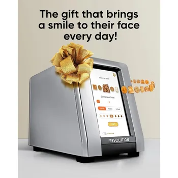 R270 High-Speed Touchscreen Toaster, 2-Slice Smart Toaster with Patented InstaGLO Technology, Warming Rack 6
