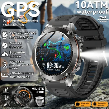 2025 Nuovo Grado Militare Astuto Della Vigilanza 10ATM Impermeabile Built-in Dual-Band GNSS Bussola BTCall Per Xiaomi Sport Smartwatch Originale