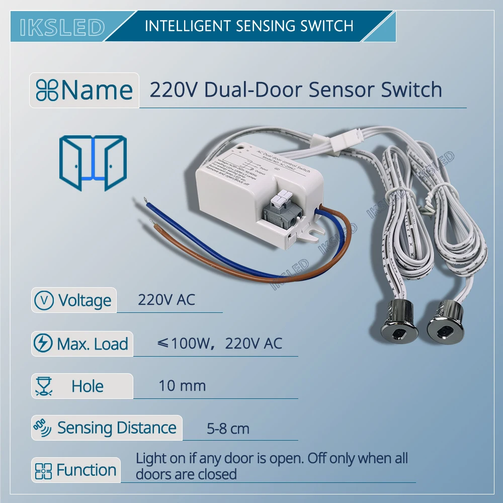 Touch-Activated Smart LED Sensor Light for Closets and Cabinets