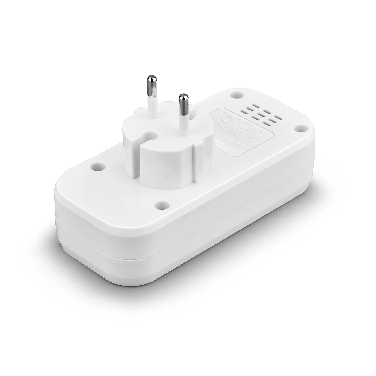 Universal Socket Adapter EU Plug Conversion Plug Multifunctional Socket Extender With 2 USB Charger Multi Outlet for Home/Office