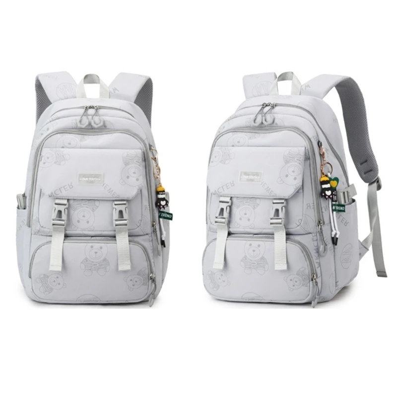 Pendant Backpack Bookbag Casual Travel Laptop Bag Teen School Bookbag