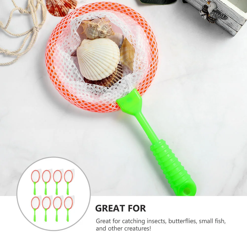 8pcs Child Fishing Nets Insects Fishing Nets Fish Net Net for Catching Insects Bugs Ladybird Nets ( ) 3