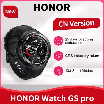 Honor 스마트 워치 GS Pro 103 스포츠 모드, 5ATM 1.39 인치 스크린 워치, 심박수 모니터링, GPS 스마트워치, 남성용 블루투스 통화