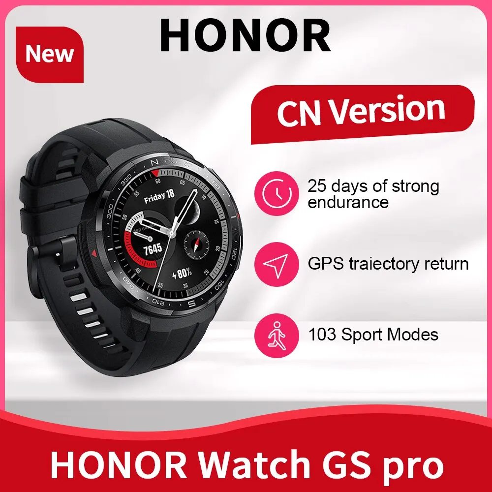 SmartWatch Honor GS Pro z EU za $66.60 / ~265zł