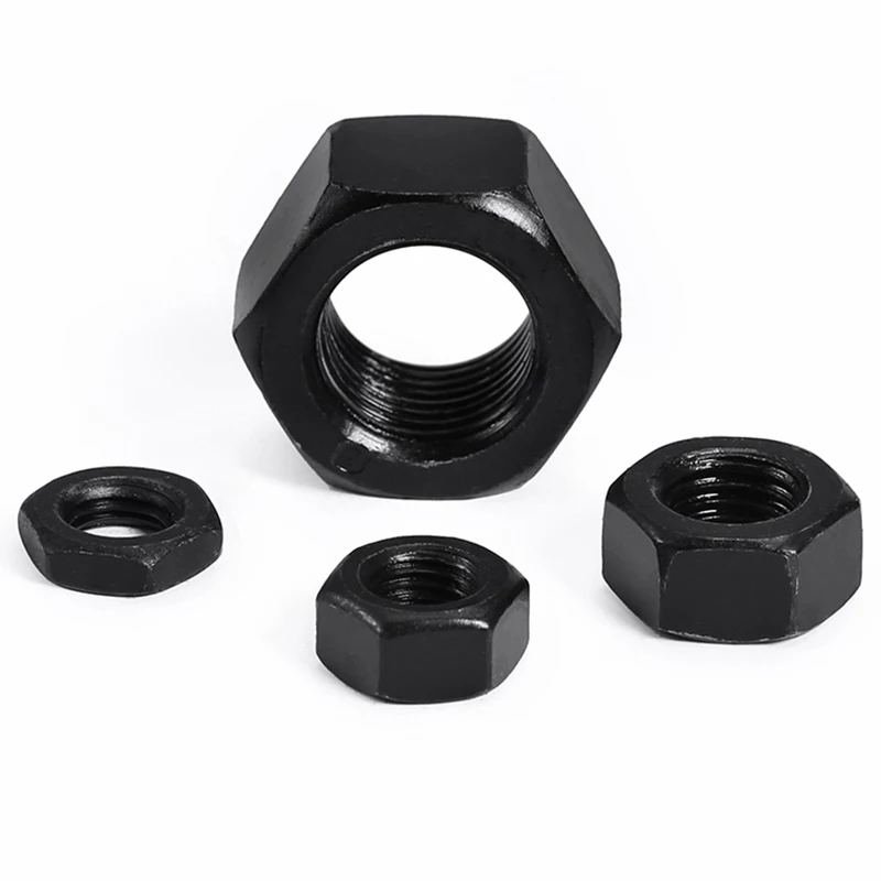 

Grade 8.8 Black Hex Hexagon Thin Nuts Fine-Thread Nut M8 M10 M12 M14 M16 M18 M20 PITCH Of Tooth 1 - 1.5mm