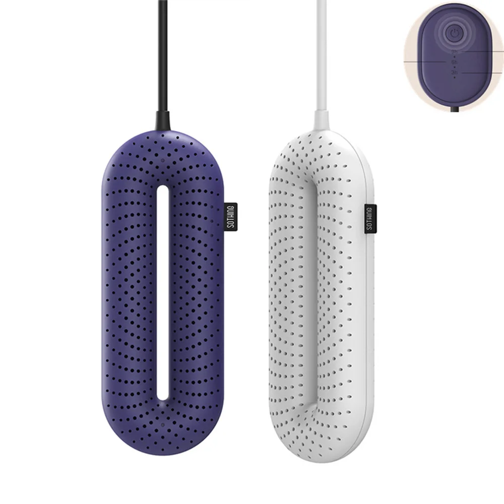 신발건조기 AIKE 자동 핸드 드라이어, 수직 슬림 소형 벽 건조기, HEPA 필터, 1400-1750W 10 미니 전기 신발 건조기 히터, 줌 UV 소독제, 제습기 건조기, 타이머 포함, 신발, 비, 겨울, 110V, 220V
