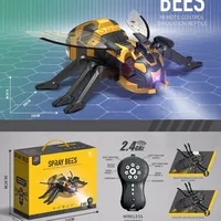 Creative New Remote Control Spray Light Bee Spider Toy Dragonfly Octopus Insect Toy Children'S Toy Birthday Gift 1