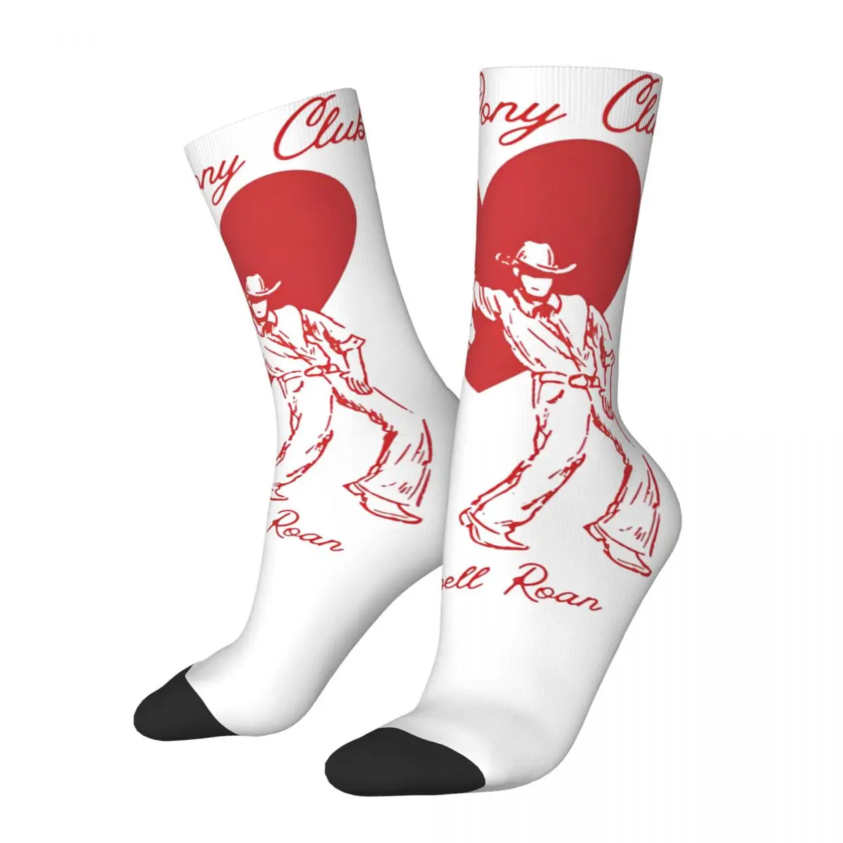 

Funny Chappell Roan Pink Pony Club Merch Crew Socks Flexible Album Graphic Crew Socks Warm for Women Men Best Gift Idea