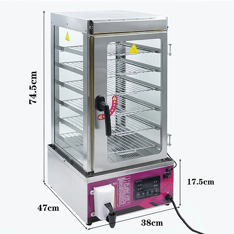 Description Picture 4 of itemSmall Breakfast Warming Cabinet Electric Steaming Cabinet Steamed Buns Bread Steamer Steaming Cabinet