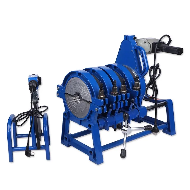 PE Pipe Welding Machine Two Ring And Four Ring Manual Butt Welding Machine 63-200 Docking Hot Melt Welded Pipe Equipment