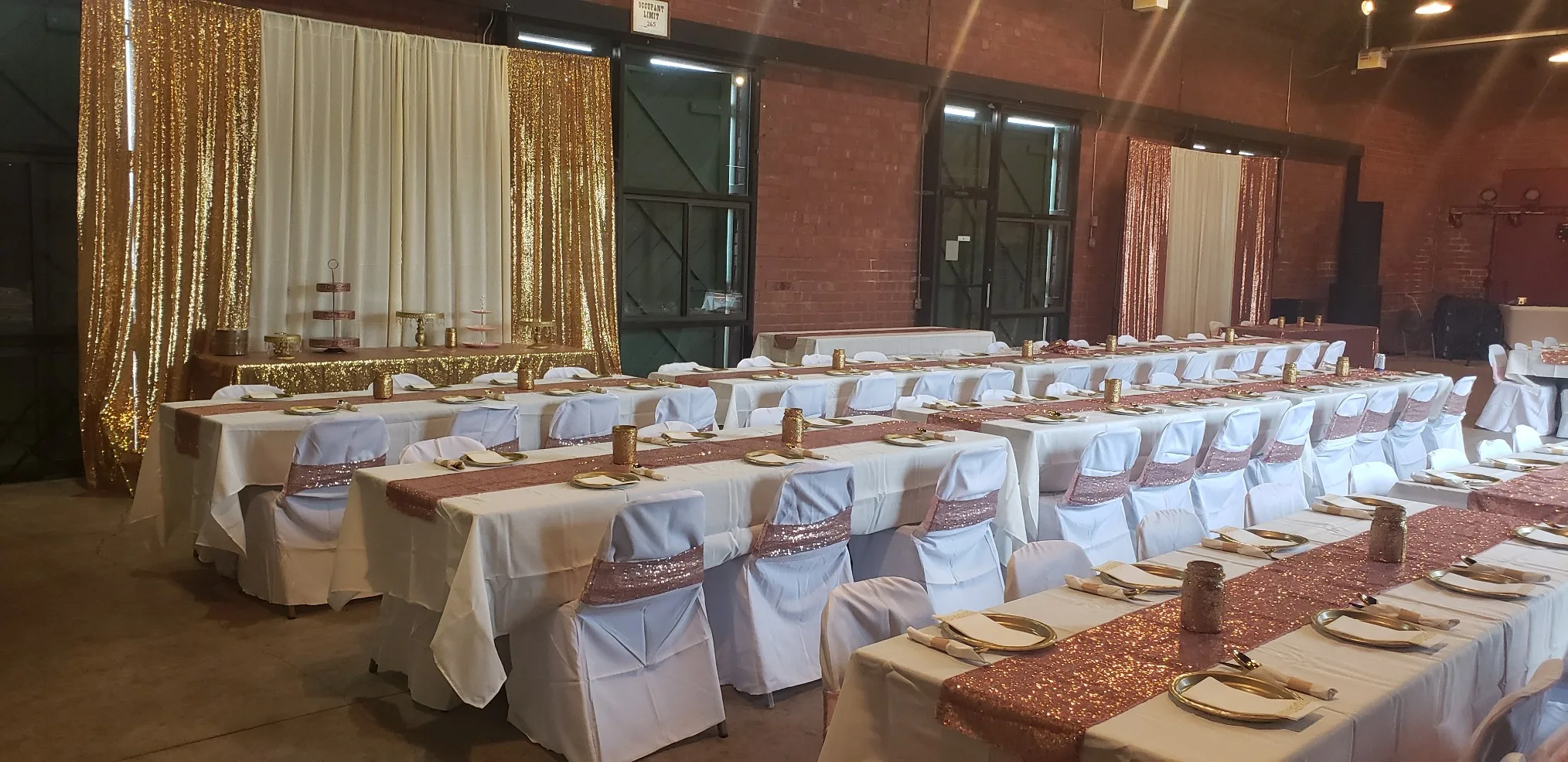 Description Picture 6 of item50Pcs Sequin Chair Sashes 5.9"x13.78" Stretch Spandex Bands Sparkling Chair Cover Decorations for Wedding Banquet Party Festival
