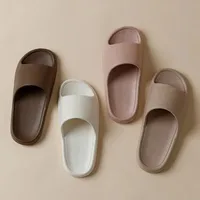 Super Soft Sole Eva Slippers Summer Women Thick Soles Non-slip Home Indoor Outdoor Couple Slippers Bath Flip Flops - Image 5