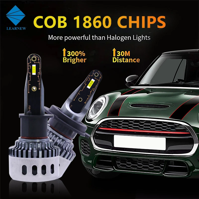 

LEARNEW H7 LED Headlight 50W 11000LM H1 LED Lights For Car Headlamps 6000K 12V LED H7 Auto Fog Light Bulbs