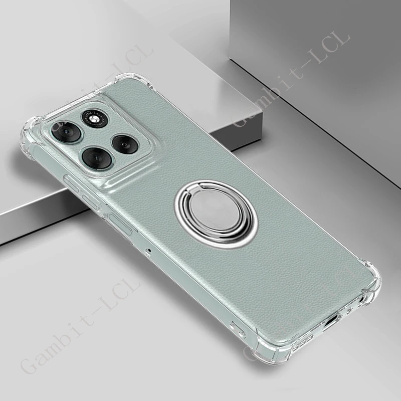 Universal Back Ring Holder Bracket Phone Case with TPU Soft Cover