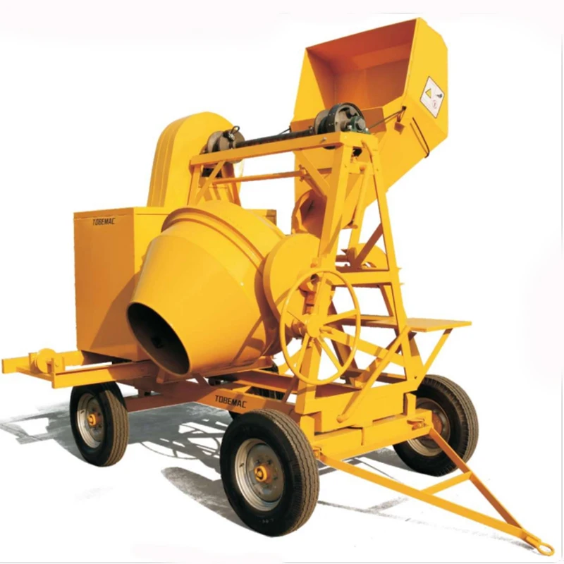 YG Concrete Machine Building Construction Material 320/350/400L Diesel/Electric Engine Concrete Mixer Machine With Pump