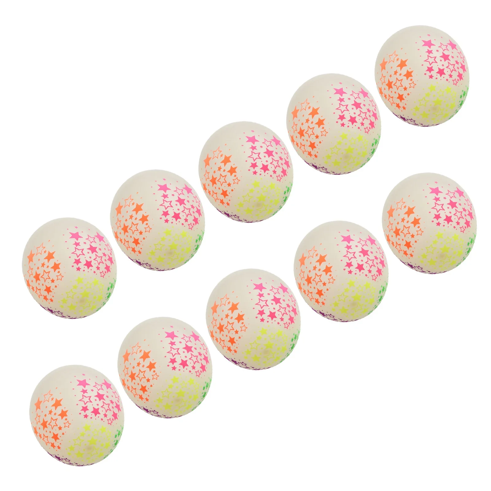 

10-Pack Neon UV Clear Latex Balloons Reaction Star Balloons Star Dots Birthday Party Decorations Home Decorations