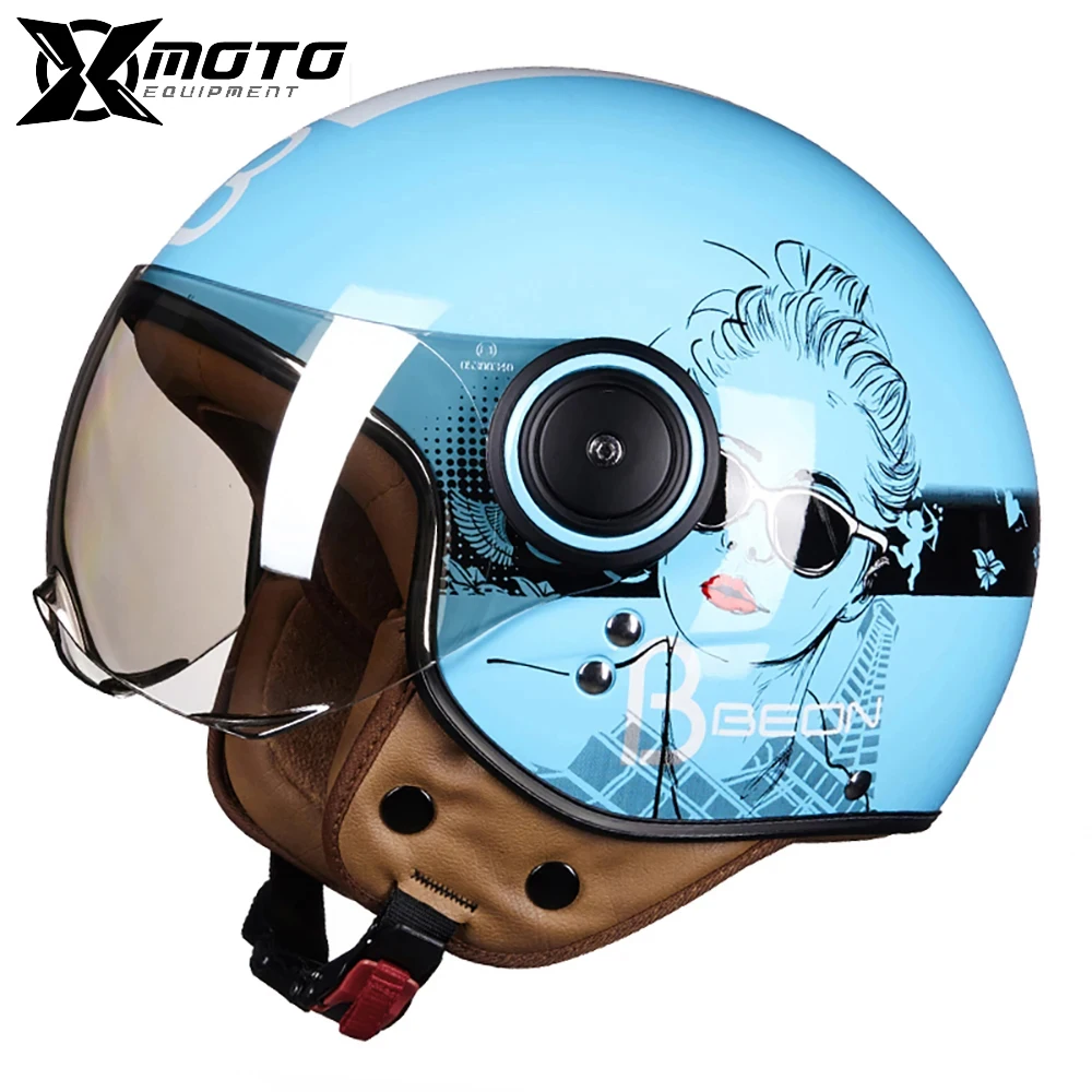 

New Battery Powered Helmet Outdoor Riding Motorbike Protective Helmet Road Commuter Motorcycle Riding Protective Helmet