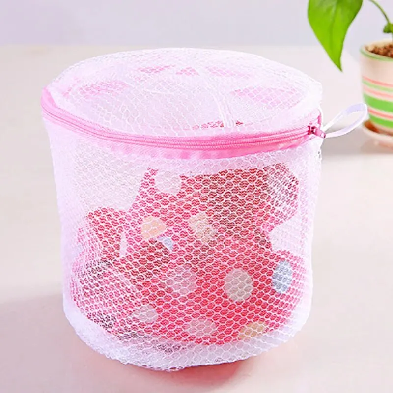 (1pcs)Bracelet with Bracket Printed Bra Protective Washing Bag Underwear Washing Bag Washing Machine Laundry Net Bag 6