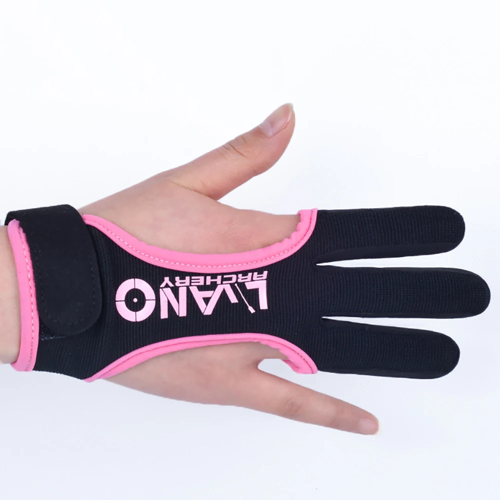 Archery 3 Fingers Protective Gloves 1pc