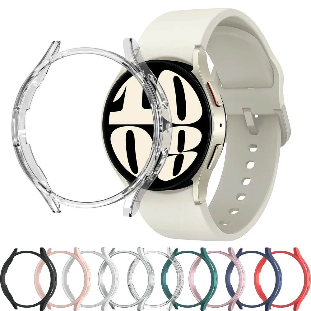 Watch Protective Cover Protection Cover for Samsung Galaxy Watch4 5 6 7 40mm 44mm Pro 45mm Case Plastic frame Coverage Protector Bumper no glass
