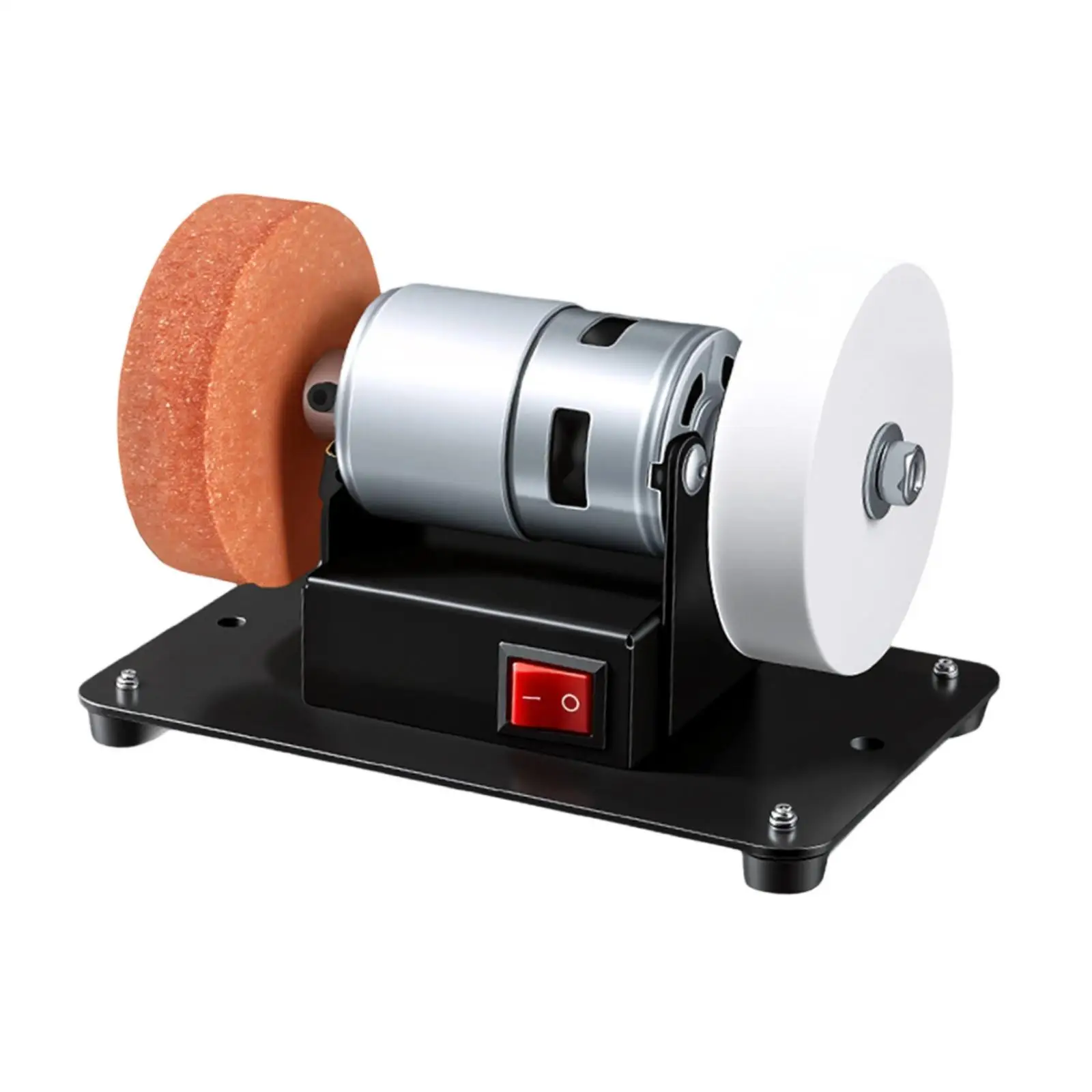 Mini Bench Grinder Durable Metal Electric Sander Variable Speed Multifunction Grinding Machine for Desktop Handcraft