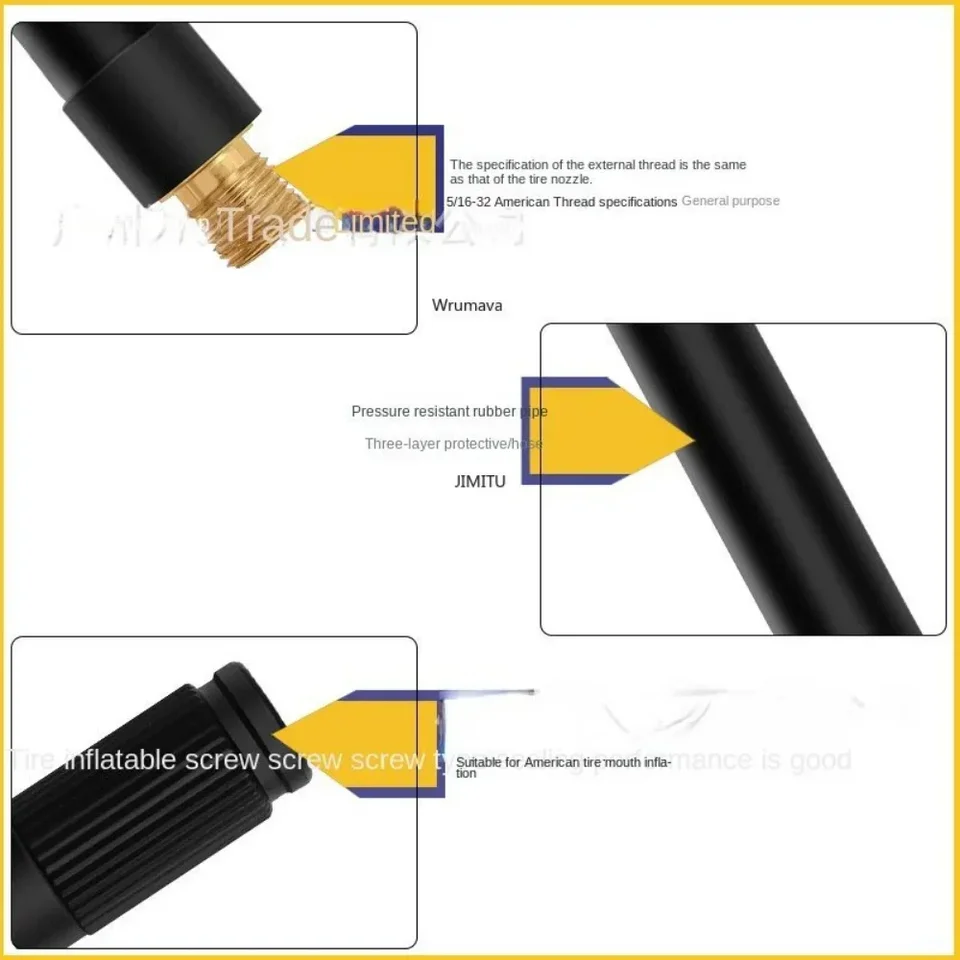 Tubo Prolunga in Silicone Morbido per Pompa Aria Elettrica Xiaomi Mijia