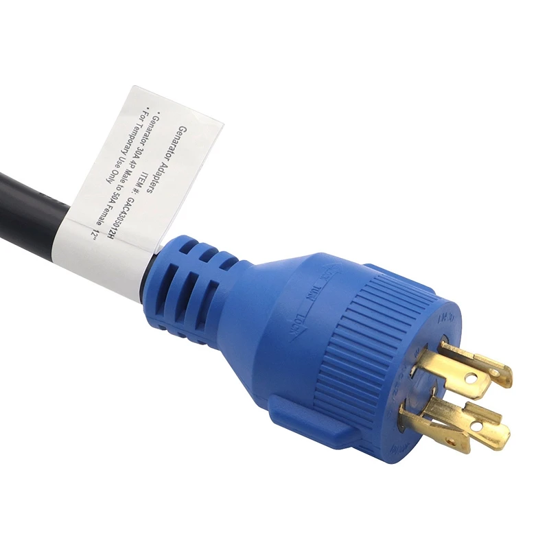 RV 컨버터 케이블, 전원 플러그 코드, RV 모터홈 충전 액세서리, 30 Amp 수-50 Amp 암 도그본 어댑터