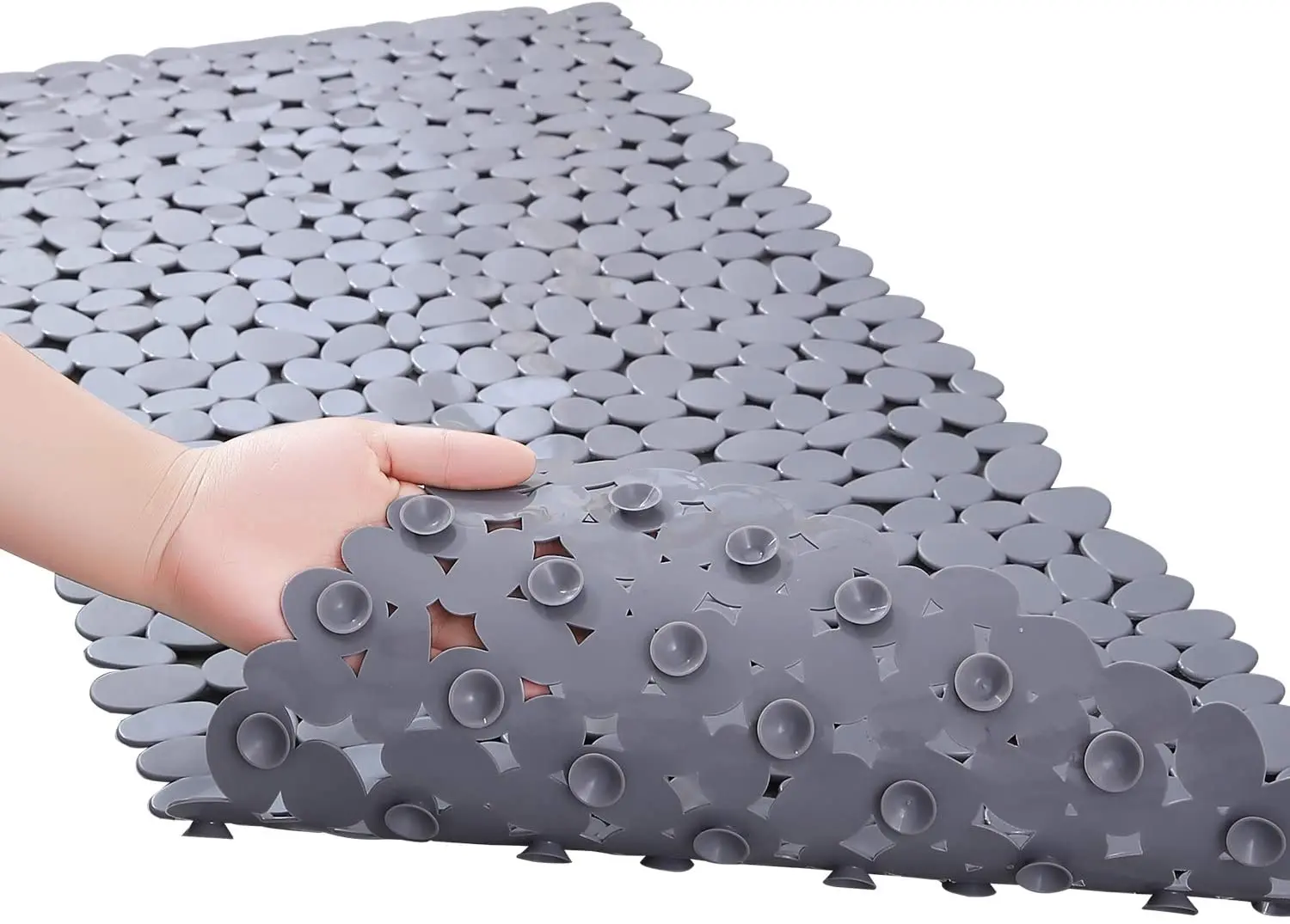 Slip-Resistant Waterproof Bath Mat with Suction Cups