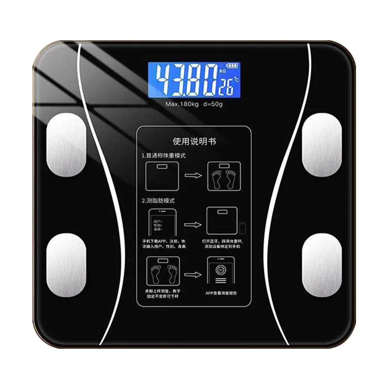 Household Health Monitoring Accurate Smart Weight Scale Multi-functional Human Body Electronic Scale Fitness Bluetooth 2