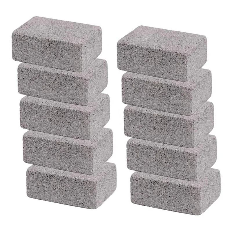 

10 Pcs Barbecue Grill Cleaning Bricks Barbecue Grill Cleaning Foam Reusable To Remove Oil Stains For Grilling