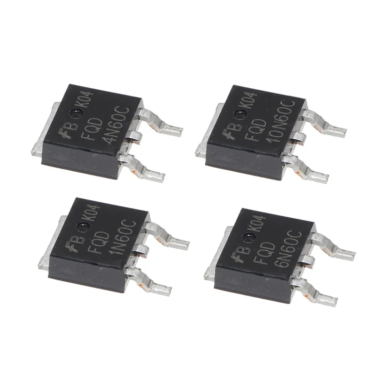 10pcs Fqd1n60c 2n60 4n60 5n60c 6n60 7n60c 8n60c To252 Encapsulation Mos ...