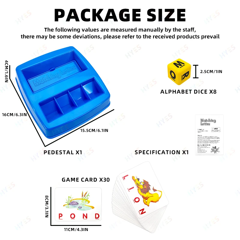 Letter Matching Early Educational Toys Baby Letters Cards Match Game Boys Girls Preschool Learning Language Interactive Toy Gift 6