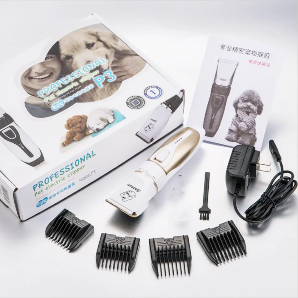 BaoRun P3 Electric Hair Clipper For Dogs Cat Professional LCD Screen