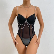  Summer Lace Playsuit Women Romper Ropa Mujer Bottom Thin Sexy Jumpsuit Woman Clothes Overalls Macacao Feminino Club Body Suit 