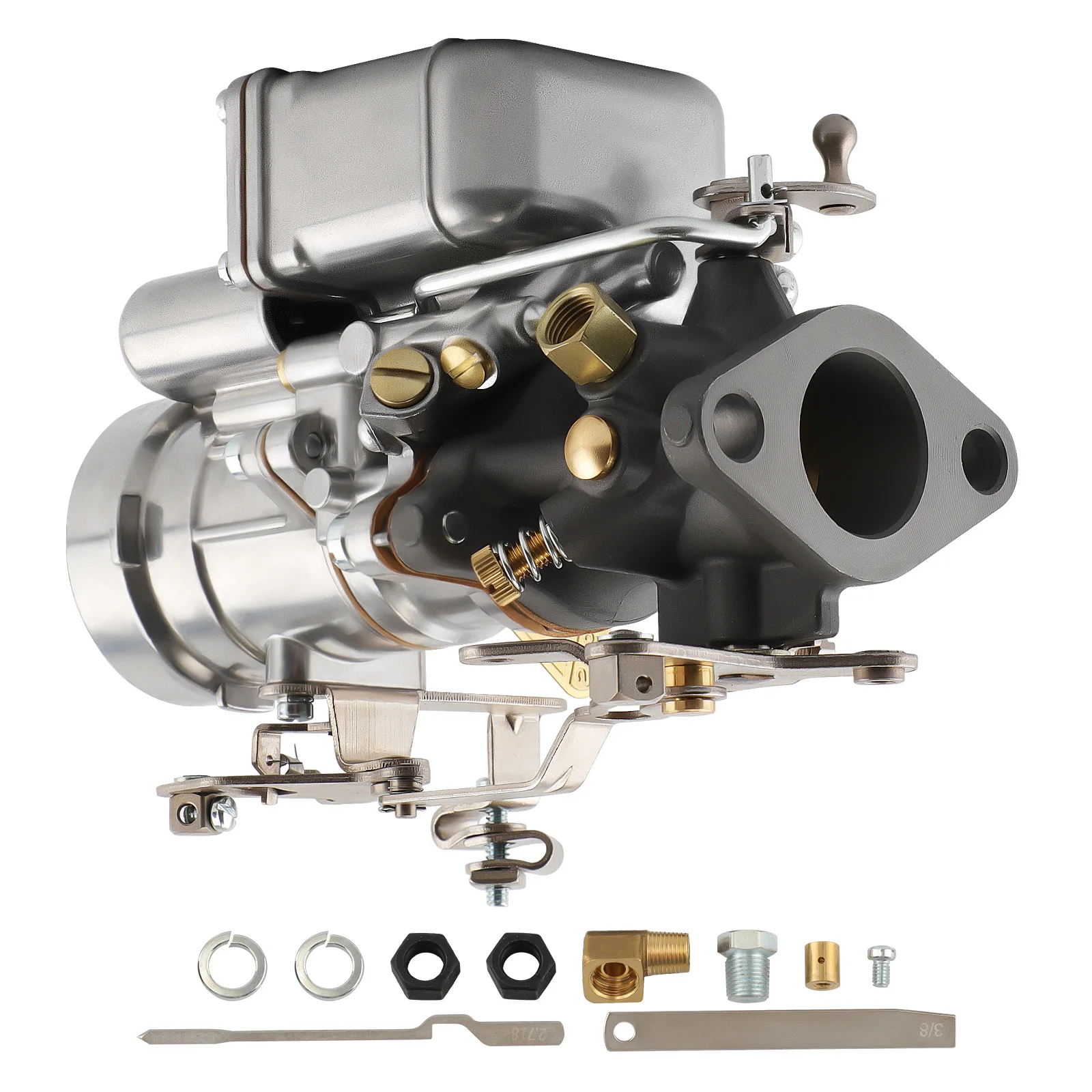 Carburatore Vergaser Per 1406 Performer 600 Cfm 4 Barrel Carb W/ Electric Choke Valvola Dell'Aria A 4 Barili Carburatore Secondario