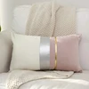 Luxury Velvet Cushion Cover, Patchwork Design Pillow Case, Home Decor, Sofa Pillows, 45x45cm, 30x50cm 2