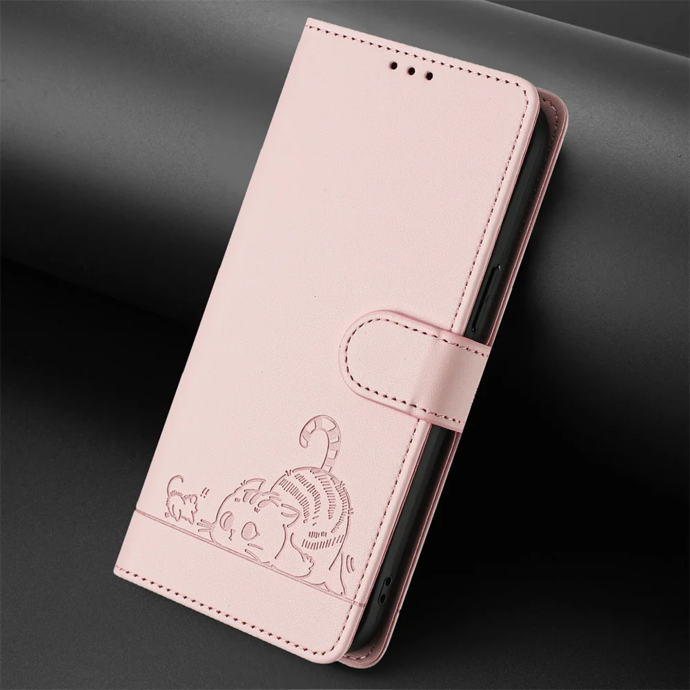 Elegant Leather Flip Wallet Case - Premium Protection and Style