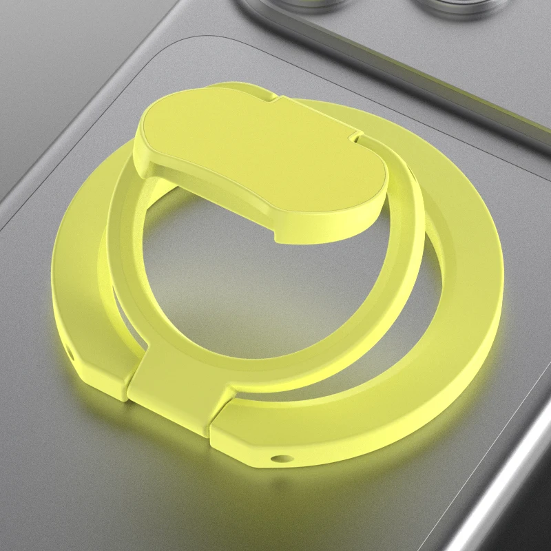 Dual-Sided Magnetic Phone Ring Holder and Kickstand - Portable and Folding Phone Stand